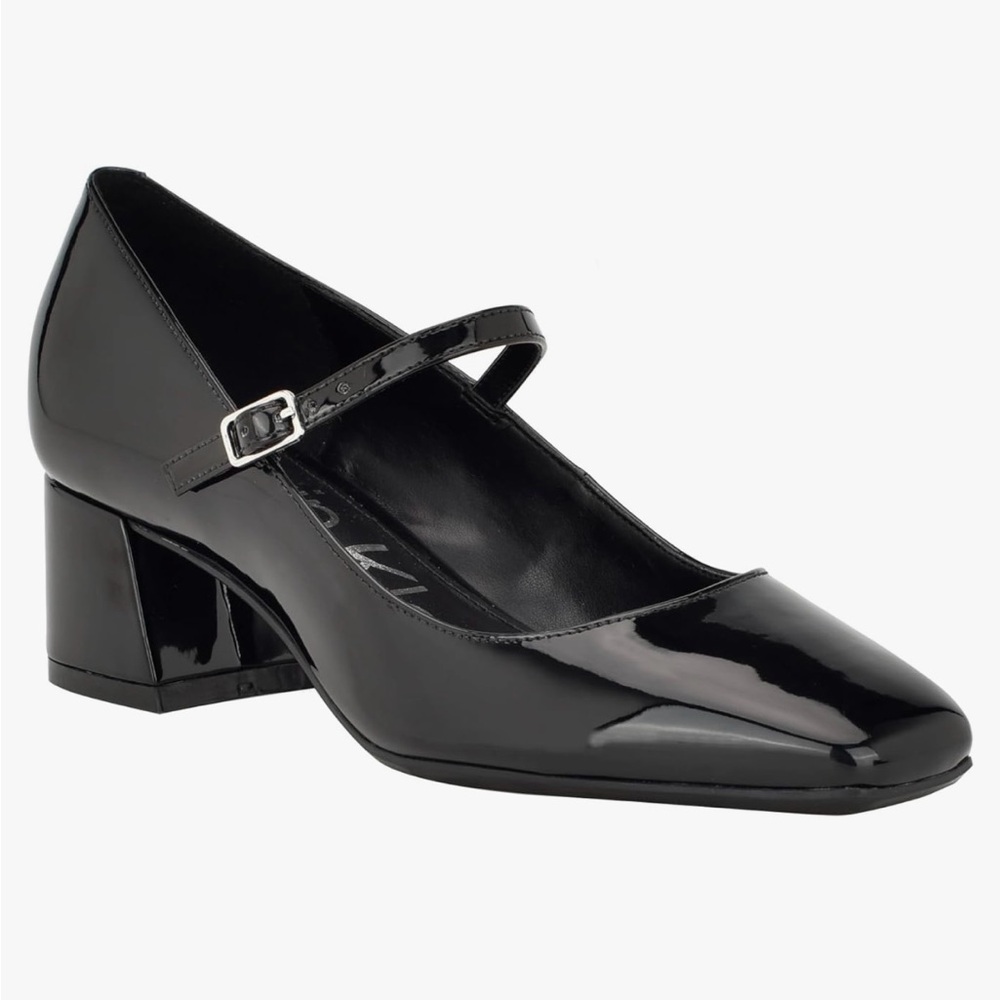 Calvin Klein square toe heel with strap